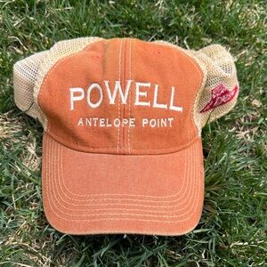 Lake Powell Antelope Point Orange-Rust Mesh Trucker Hat